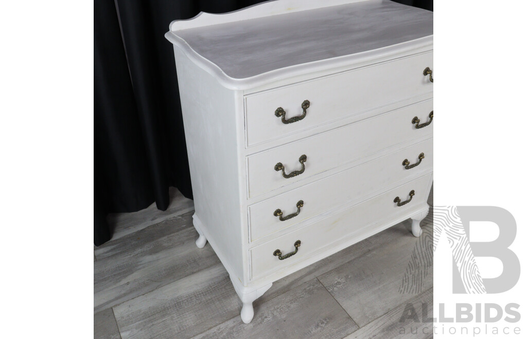 White Painted Finished Chest of Draws