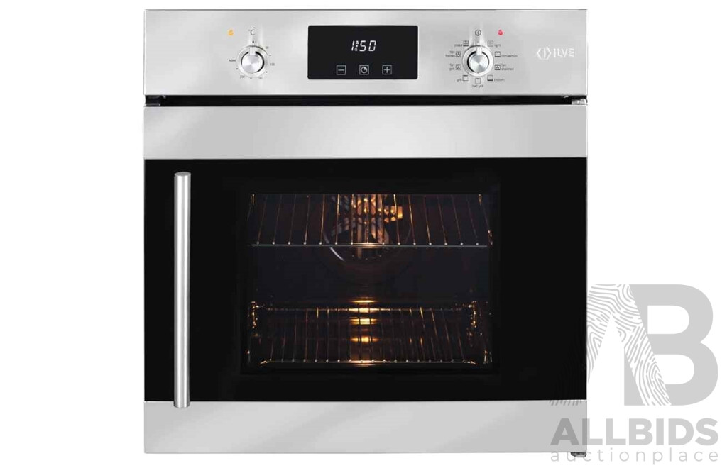 ILVE ILO69SX 60cm Built-in Multifunction Electric Oven - Ex Display