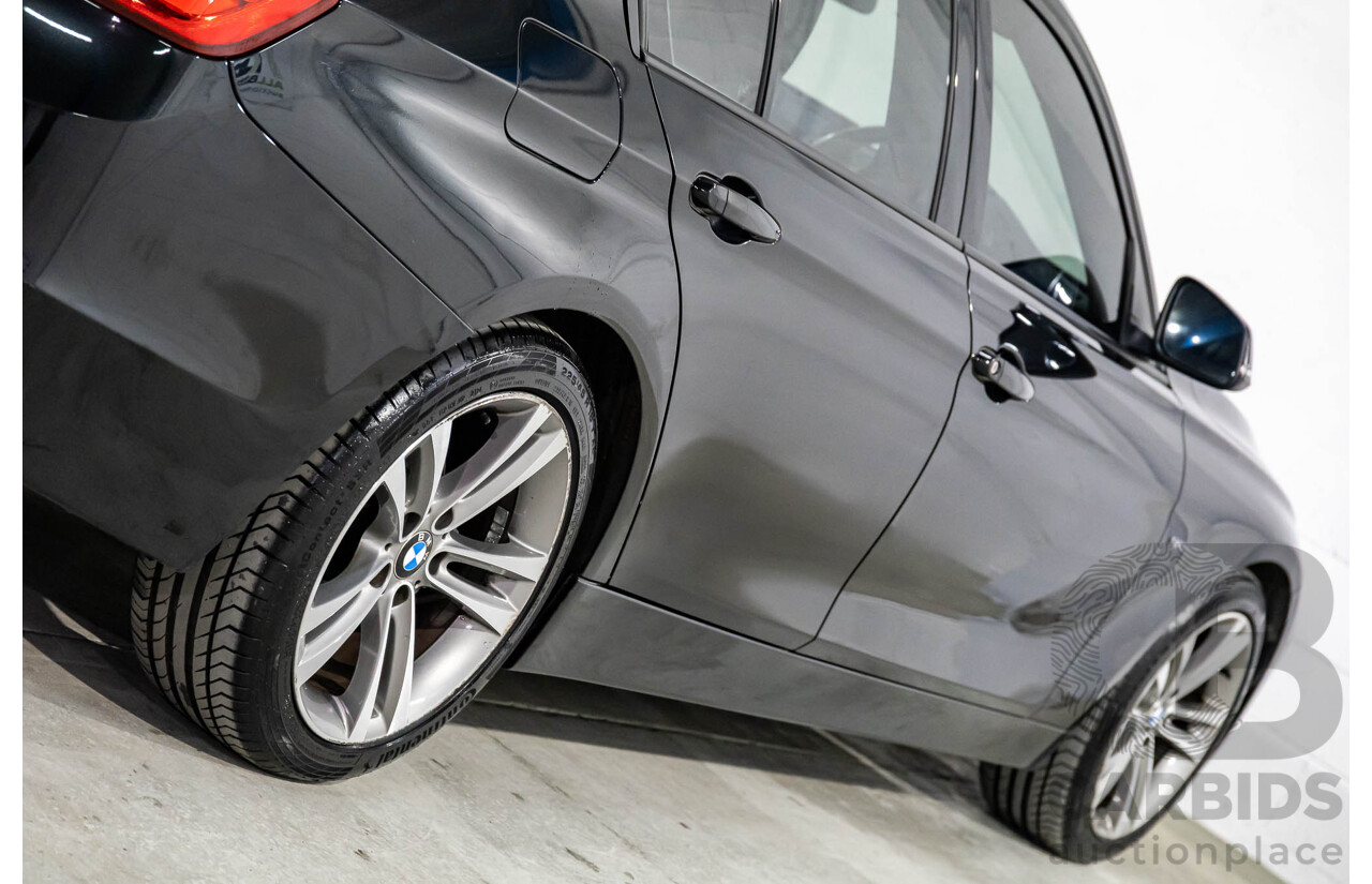 11/2013 BMW 320d Sport F30 4d Sedan Black Sapphire Metallic Turbo Diesel 2.0L