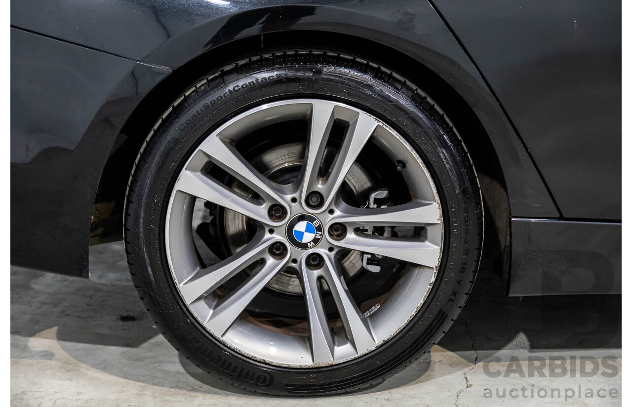 11/2013 BMW 320d Sport F30 4d Sedan Black Sapphire Metallic Turbo Diesel 2.0L