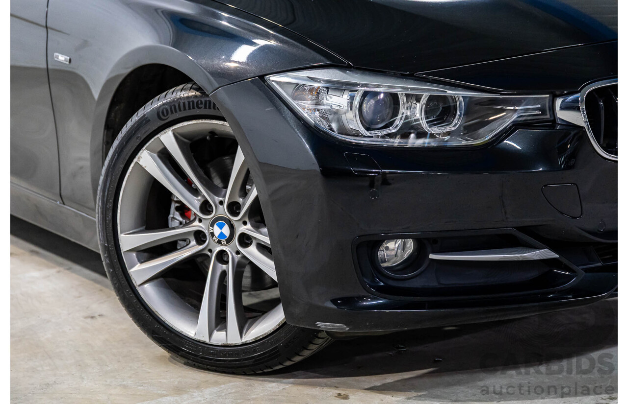 11/2013 BMW 320d Sport F30 4d Sedan Black Sapphire Metallic Turbo Diesel 2.0L