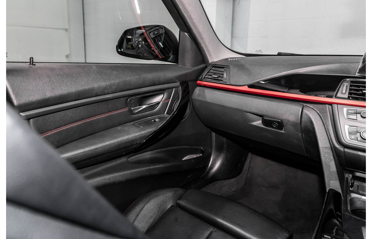 11/2013 BMW 320d Sport F30 4d Sedan Black Sapphire Metallic Turbo Diesel 2.0L