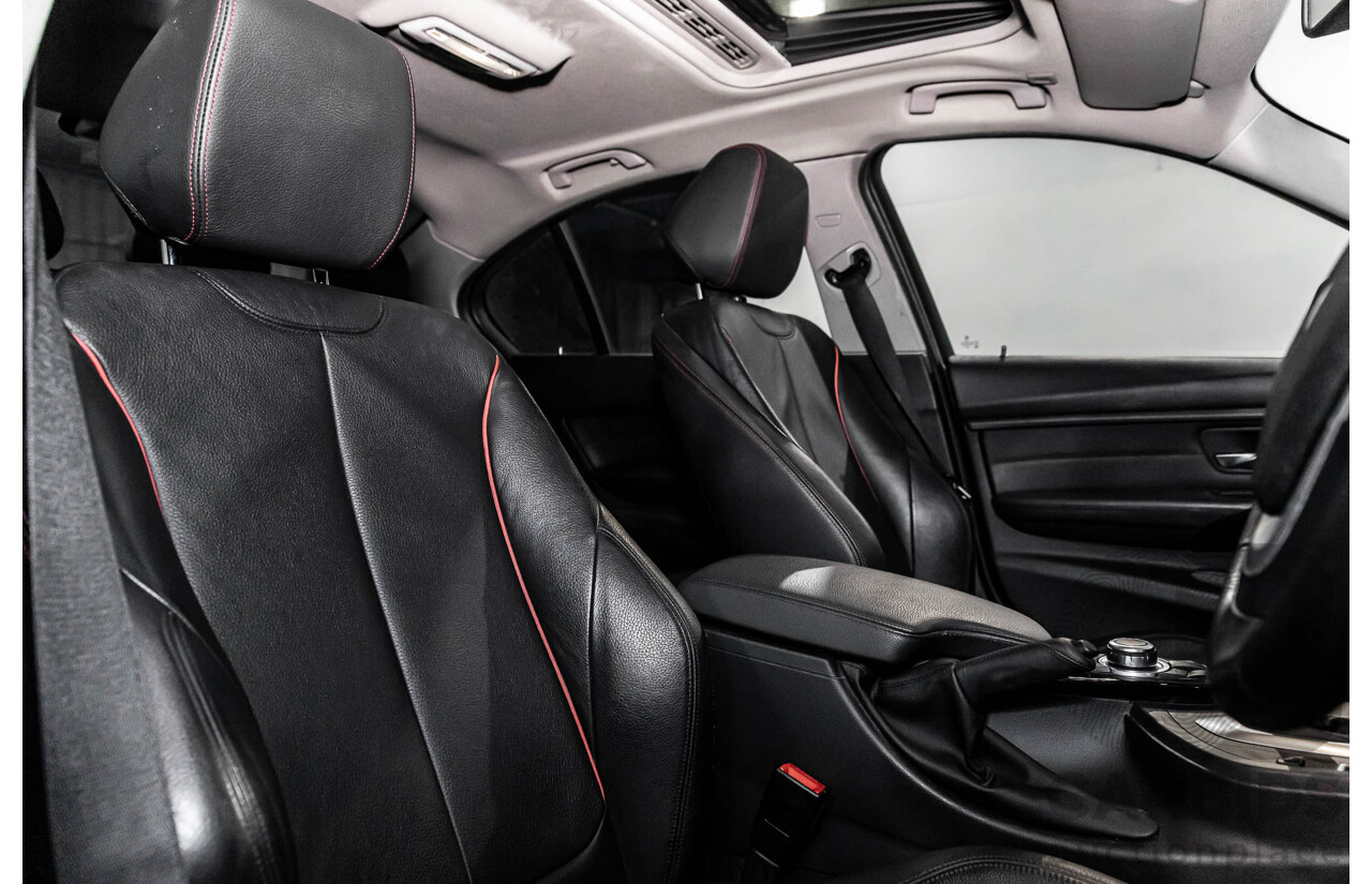 11/2013 BMW 320d Sport F30 4d Sedan Black Sapphire Metallic Turbo Diesel 2.0L