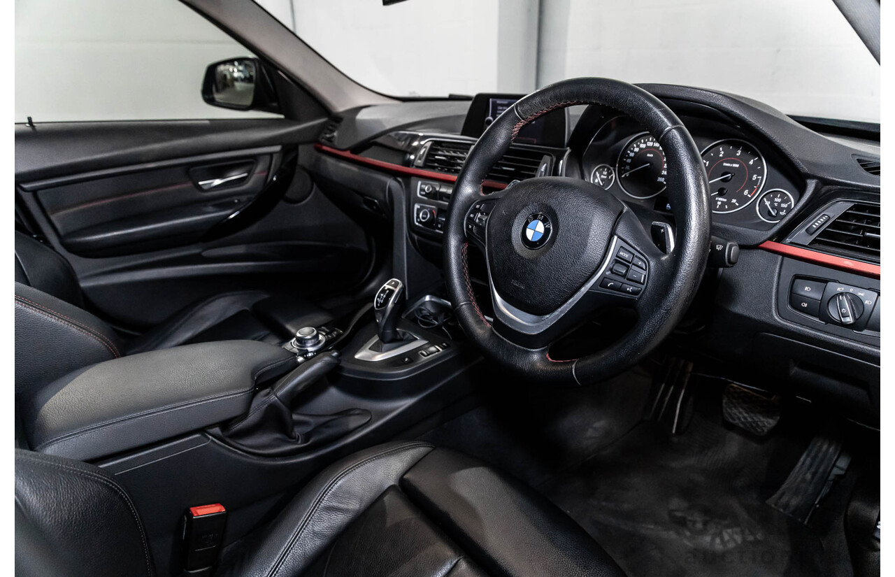 11/2013 BMW 320d Sport F30 4d Sedan Black Sapphire Metallic Turbo Diesel 2.0L