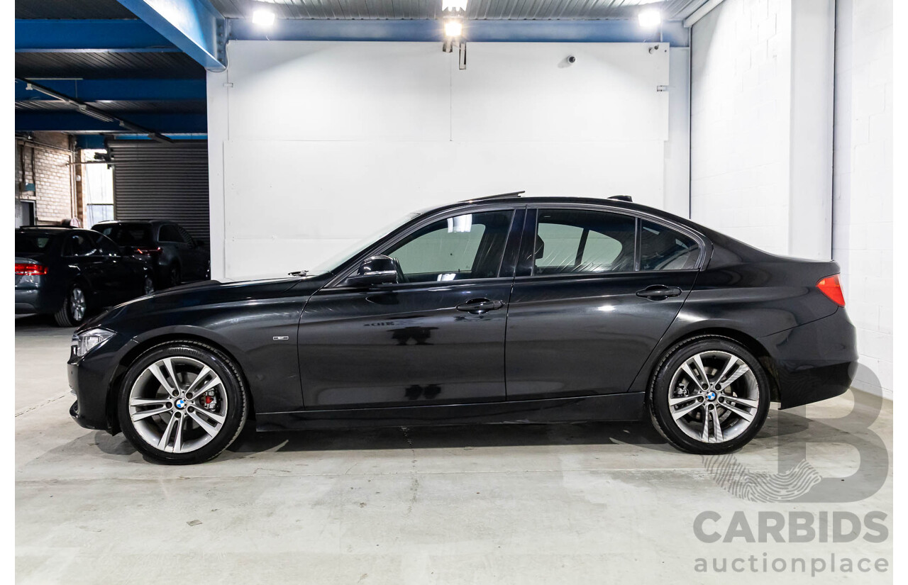 11/2013 BMW 320d Sport F30 4d Sedan Black Sapphire Metallic Turbo Diesel 2.0L