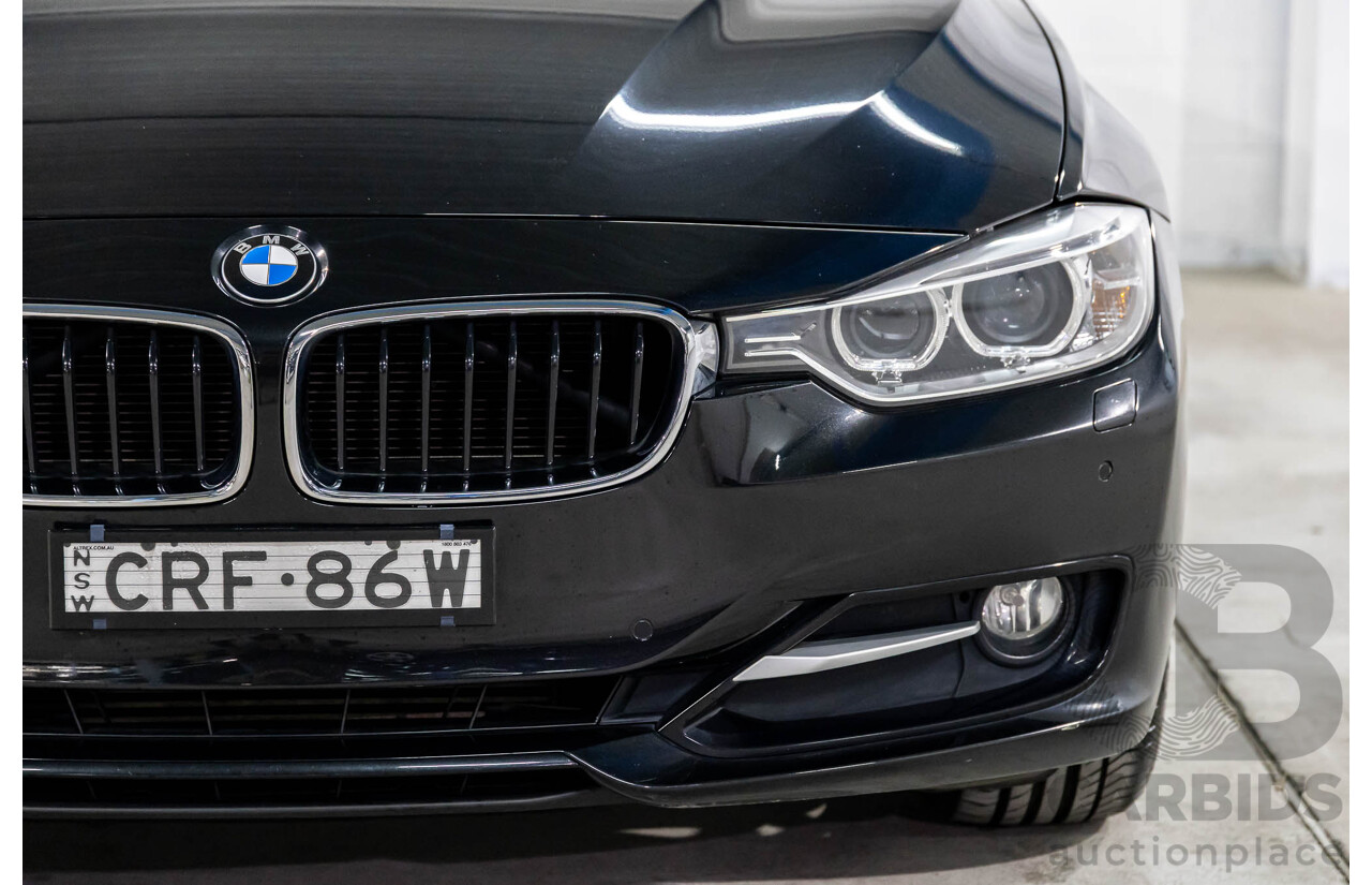 11/2013 BMW 320d Sport F30 4d Sedan Black Sapphire Metallic Turbo Diesel 2.0L