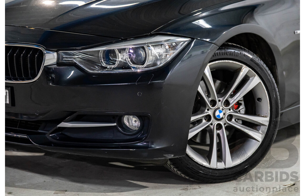 11/2013 BMW 320d Sport F30 4d Sedan Black Sapphire Metallic Turbo Diesel 2.0L