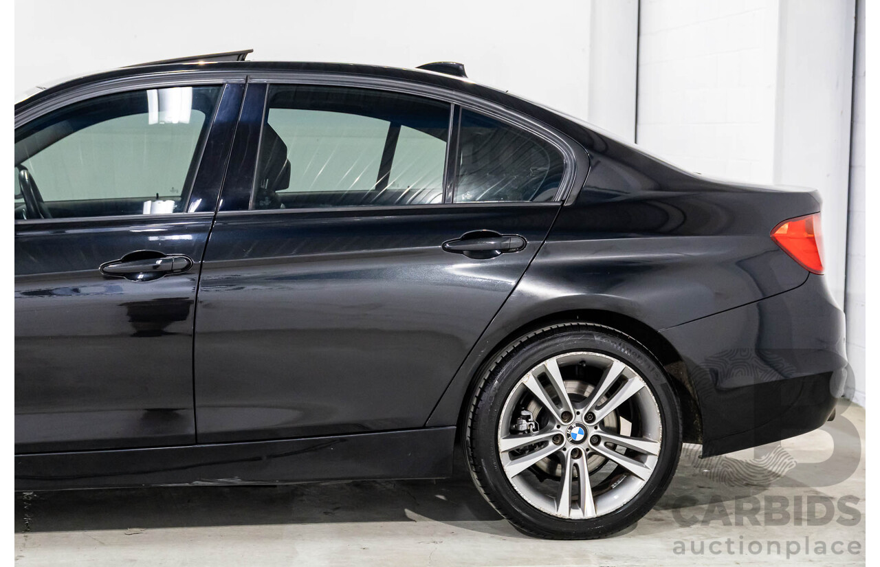 11/2013 BMW 320d Sport F30 4d Sedan Black Sapphire Metallic Turbo Diesel 2.0L