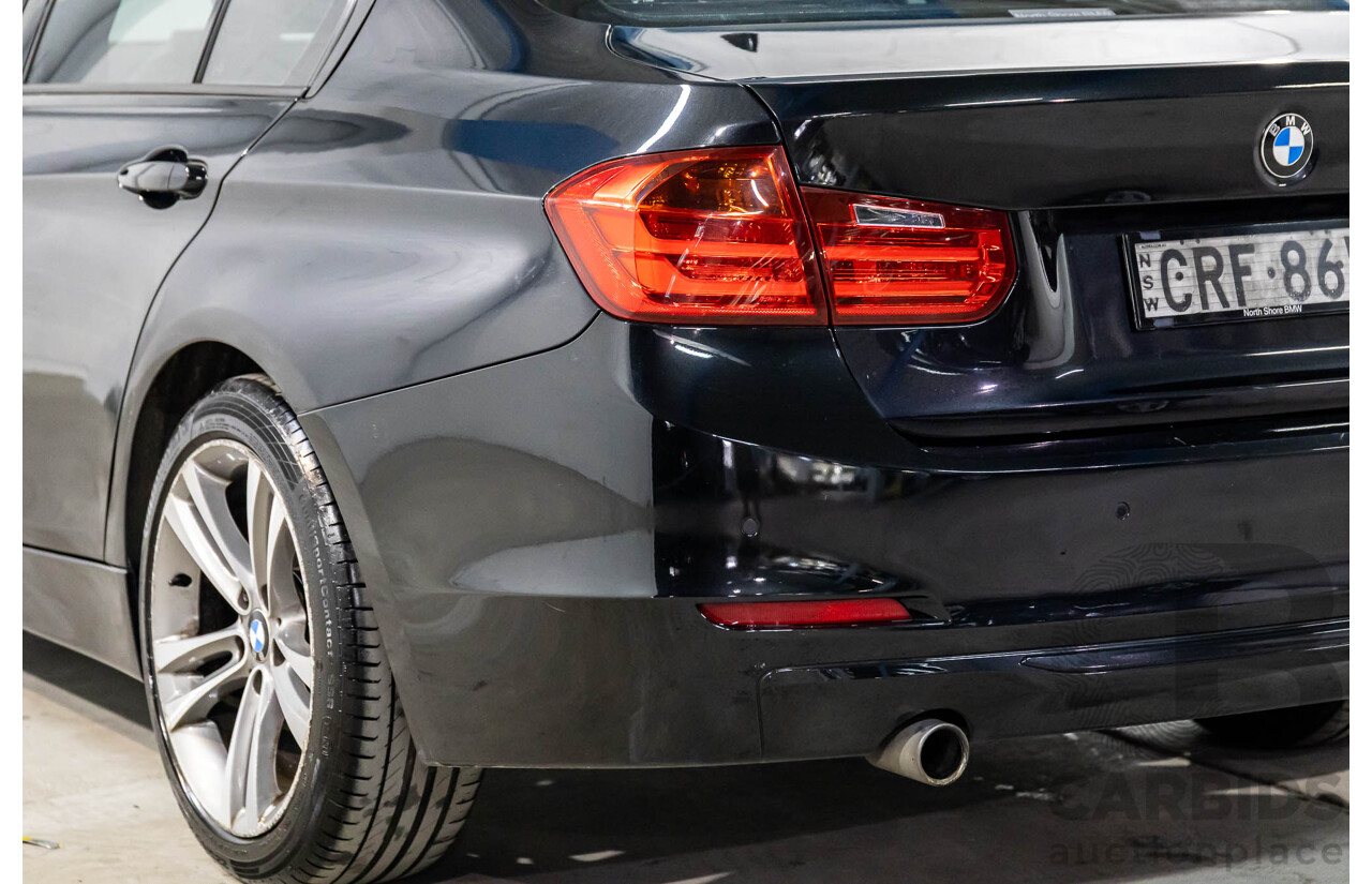 11/2013 BMW 320d Sport F30 4d Sedan Black Sapphire Metallic Turbo Diesel 2.0L