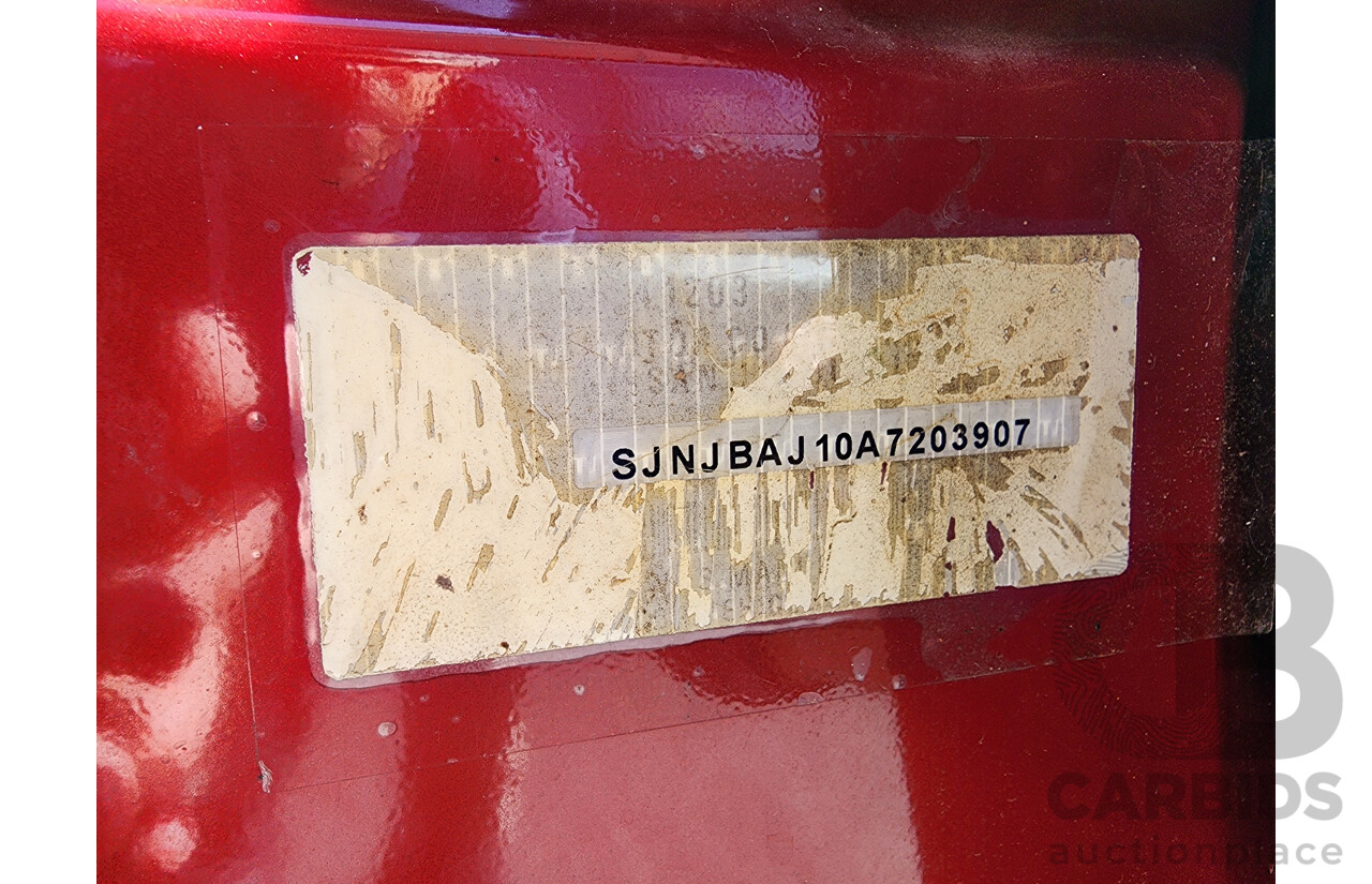 10/2013 Nissan Dualis +2 ST (4x2) J10 MY13 4d Wagon Red 2.0L