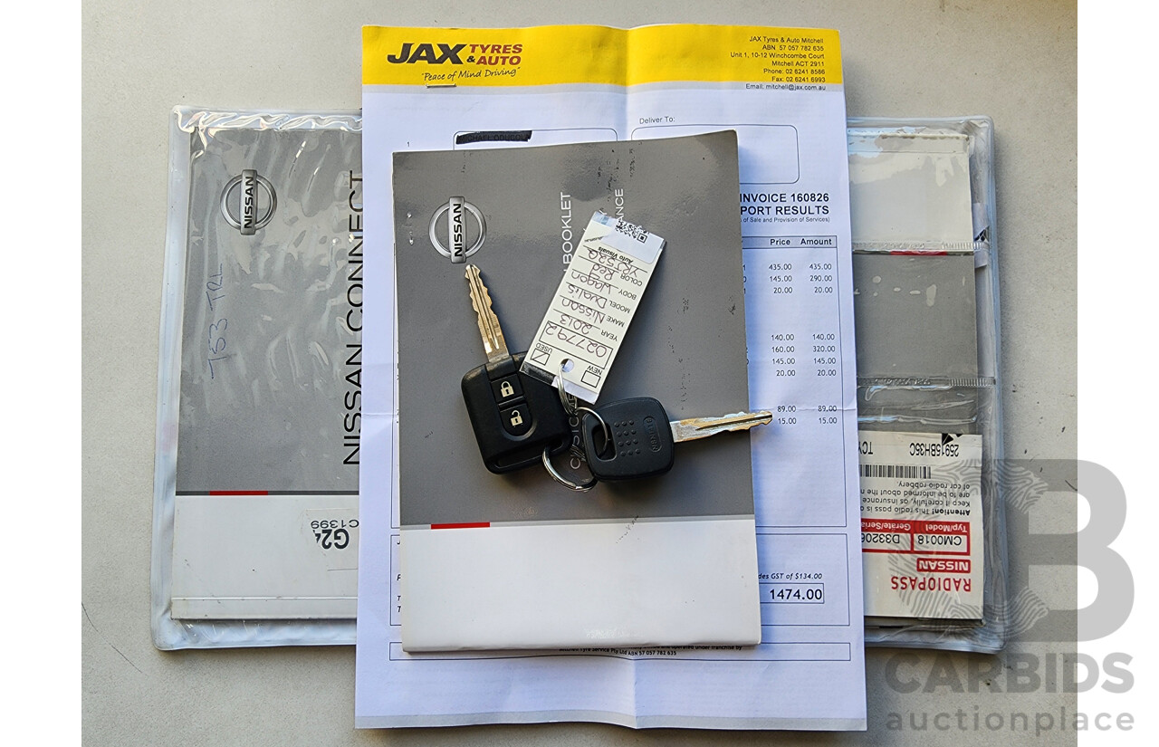 10/2013 Nissan Dualis +2 ST (4x2) J10 MY13 4d Wagon Red 2.0L