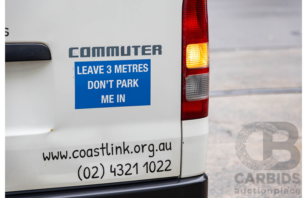 8/2010 Toyota Hiace Commuter Super LWB TRH223R MY07 Upgrade Bus French Vanilla White 2.7L - Custom Wheelchair Lift 10 Seater