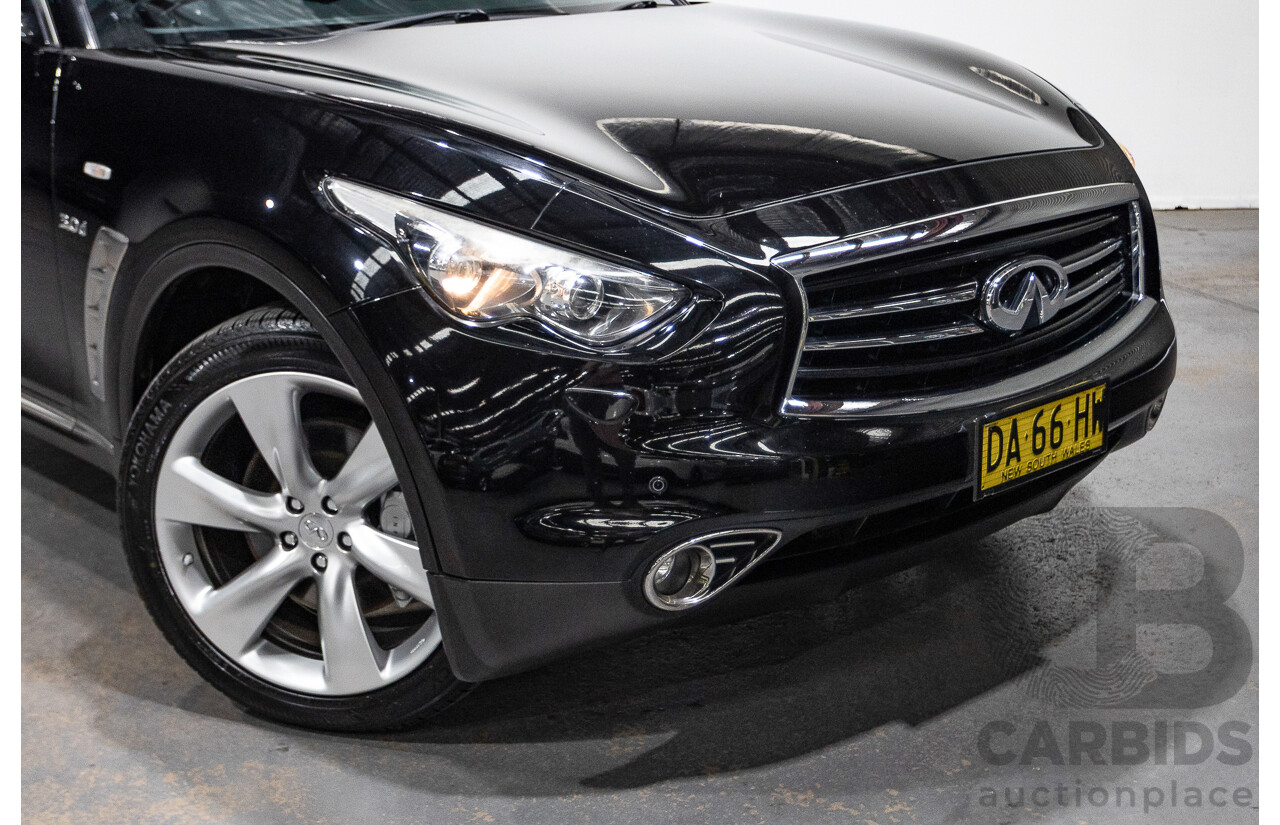 10/2016 Infiniti QX70 3.0D S Premium (AWD) 4d Wagon Obsidian Black Metallic Turbo Diesel V6 3.0L