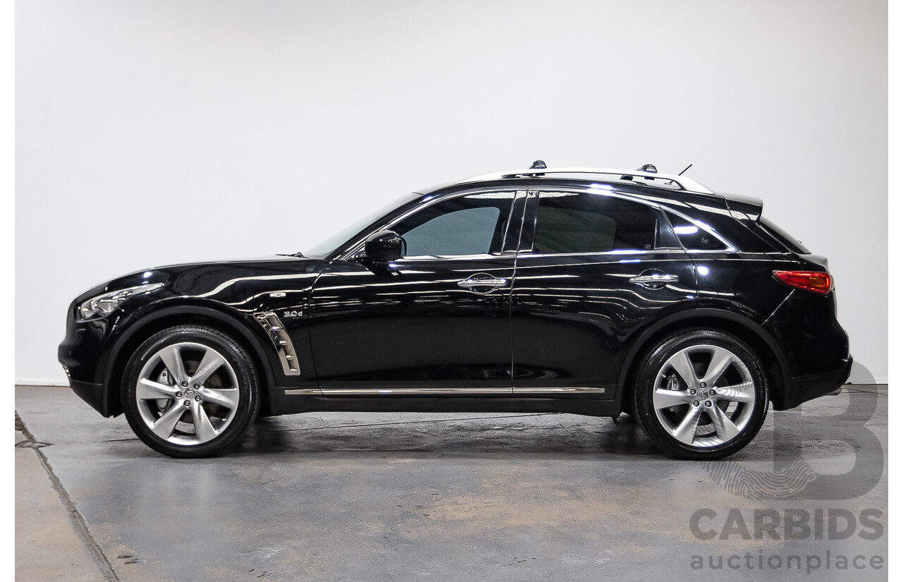 10/2016 Infiniti QX70 3.0D S Premium (AWD) 4d Wagon Obsidian Black Metallic Turbo Diesel V6 3.0L