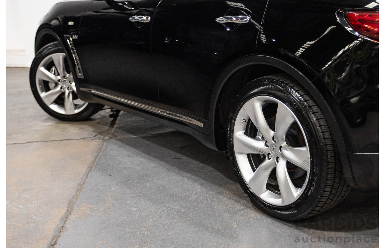 10/2016 Infiniti QX70 3.0D S Premium (AWD) 4d Wagon Obsidian Black Metallic Turbo Diesel V6 3.0L