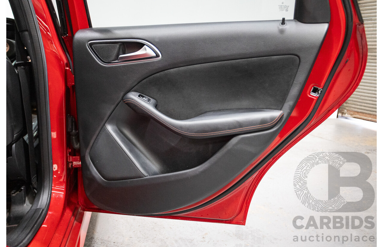 5/2015 Mercedes-Benz B250 4matic 246 MY15 5d Hatchback Jupiter Red Turbo 2.0L