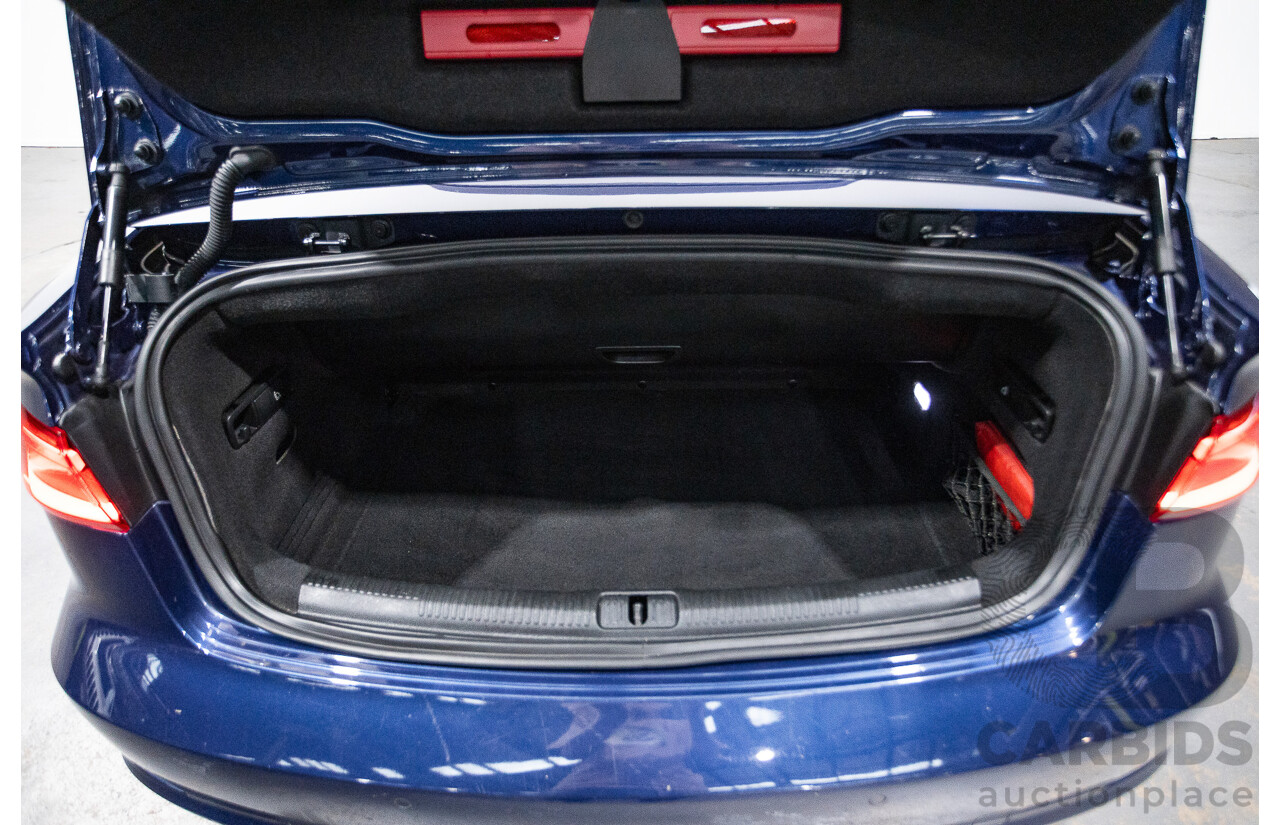 02/2015 Audi A3 1.8 TFSI AMBITION 8V MY15 2D Cabriolet Scuba Blue Turbo 1.8L