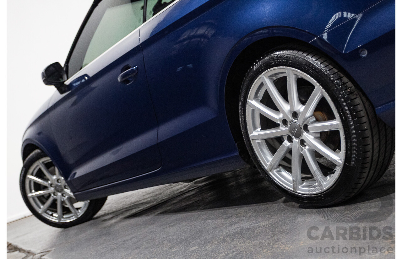 02/2015 Audi A3 1.8 TFSI AMBITION 8V MY15 2D Cabriolet Scuba Blue Turbo 1.8L
