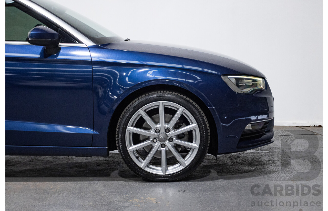 02/2015 Audi A3 1.8 TFSI AMBITION 8V MY15 2D Cabriolet Scuba Blue Turbo 1.8L