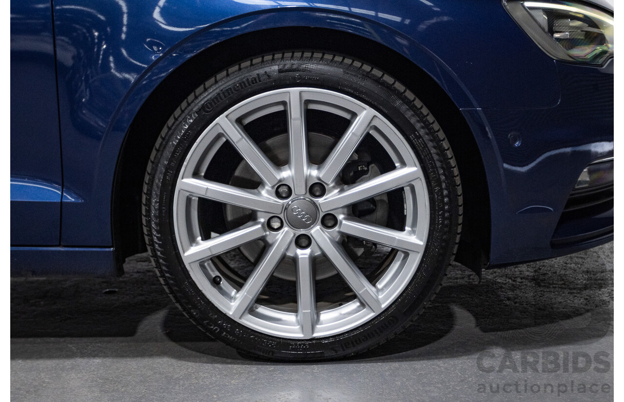 02/2015 Audi A3 1.8 TFSI AMBITION 8V MY15 2D Cabriolet Scuba Blue Turbo 1.8L