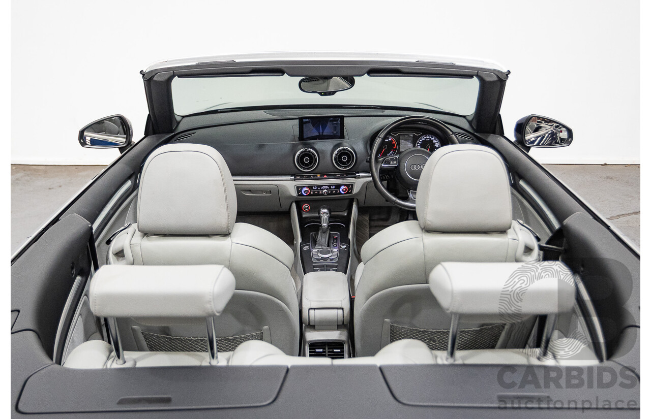 02/2015 Audi A3 1.8 TFSI AMBITION 8V MY15 2D Cabriolet Scuba Blue Turbo 1.8L