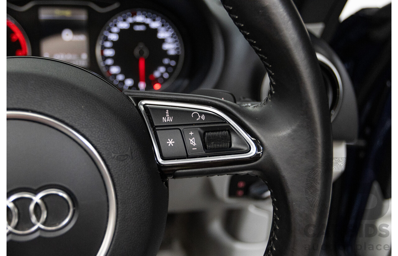 02/2015 Audi A3 1.8 TFSI AMBITION 8V MY15 2D Cabriolet Scuba Blue Turbo 1.8L