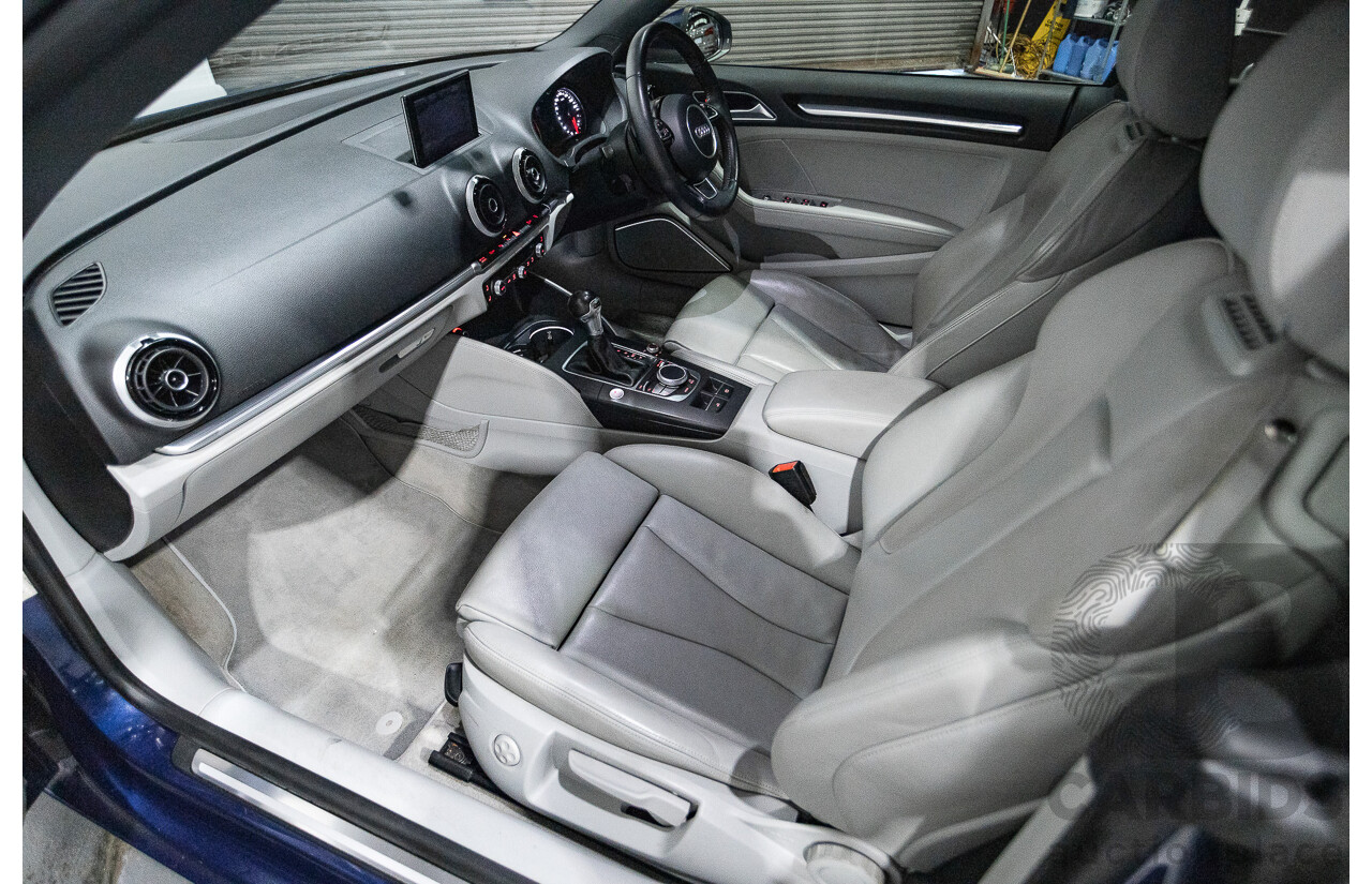 02/2015 Audi A3 1.8 TFSI AMBITION 8V MY15 2D Cabriolet Scuba Blue Turbo 1.8L