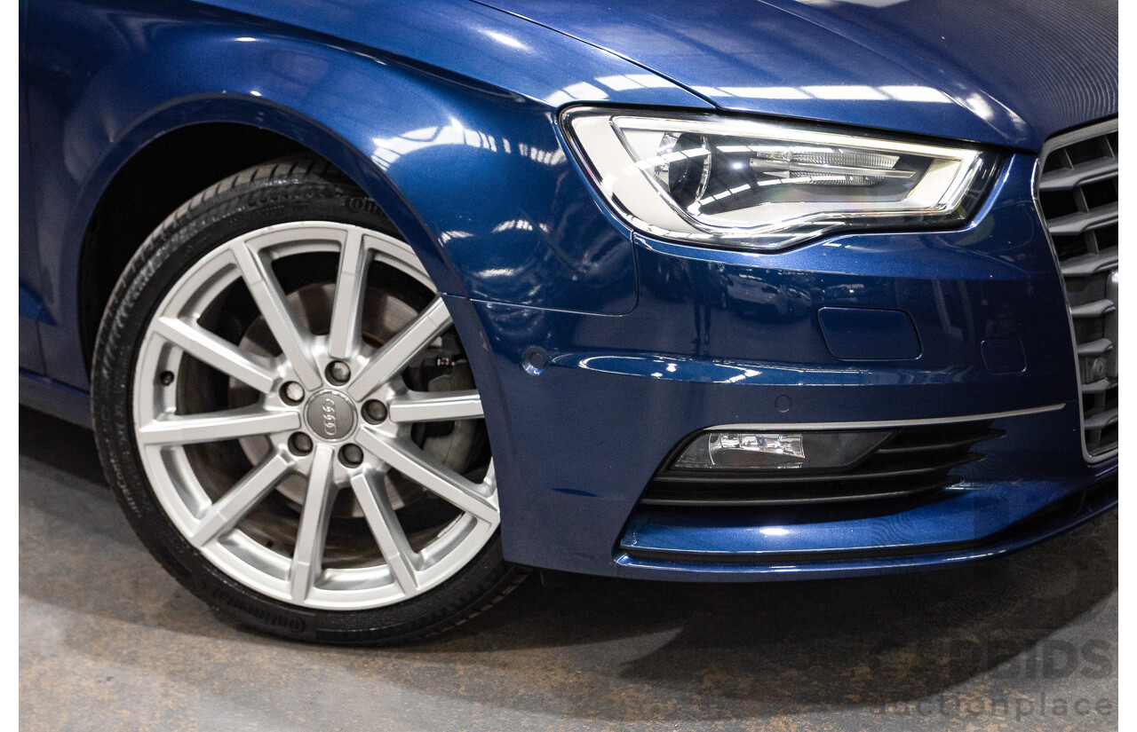 02/2015 Audi A3 1.8 TFSI AMBITION 8V MY15 2D Cabriolet Scuba Blue Turbo 1.8L