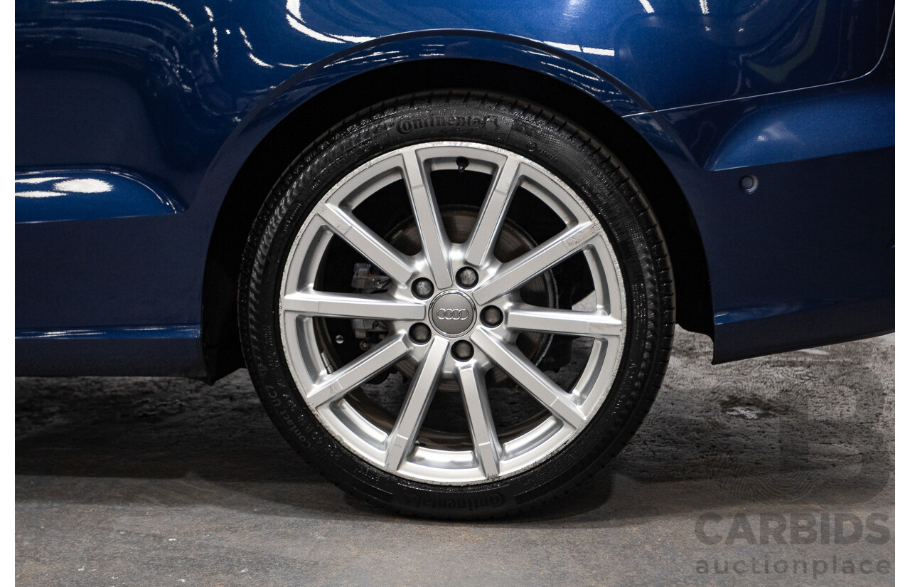 02/2015 Audi A3 1.8 TFSI AMBITION 8V MY15 2D Cabriolet Scuba Blue Turbo 1.8L