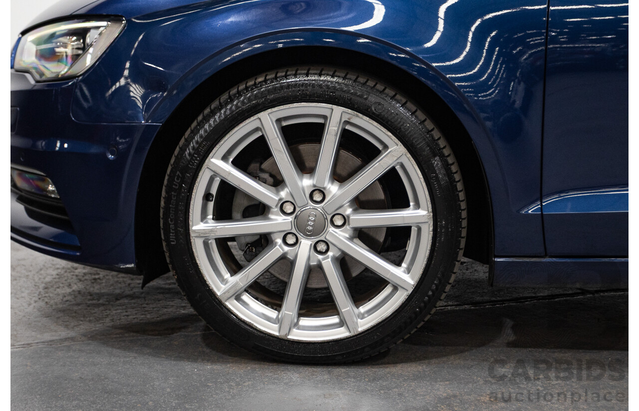 02/2015 Audi A3 1.8 TFSI AMBITION 8V MY15 2D Cabriolet Scuba Blue Turbo 1.8L