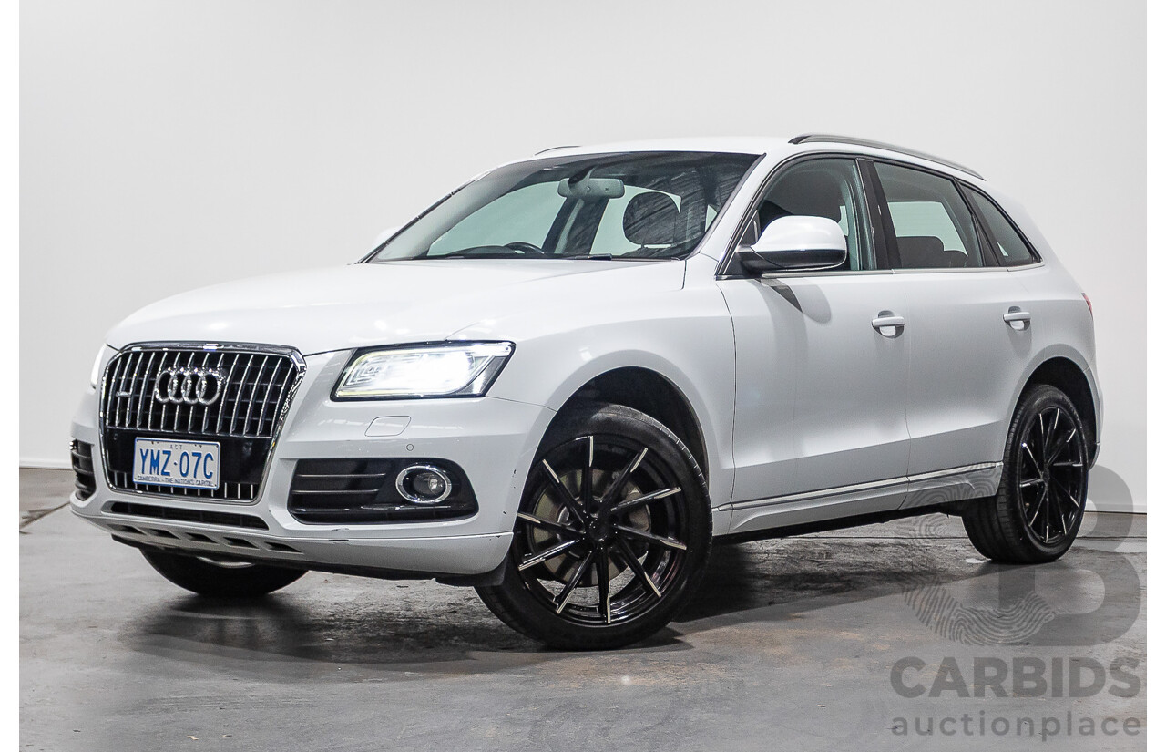 9/2013 Audi Q5 3.0 TDI Quattro 8R MY13 4d Wagon White 3.0L