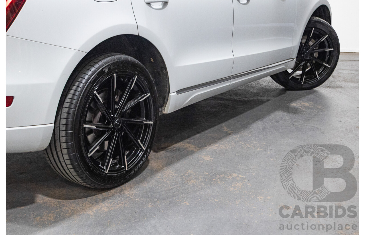 9/2013 Audi Q5 3.0 TDI Quattro 8R MY13 4d Wagon White 3.0L