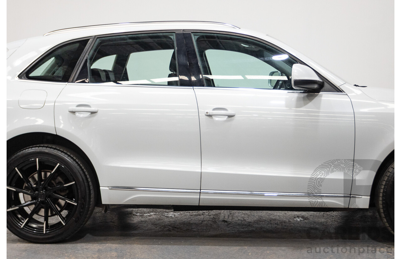 9/2013 Audi Q5 3.0 TDI Quattro 8R MY13 4d Wagon White 3.0L