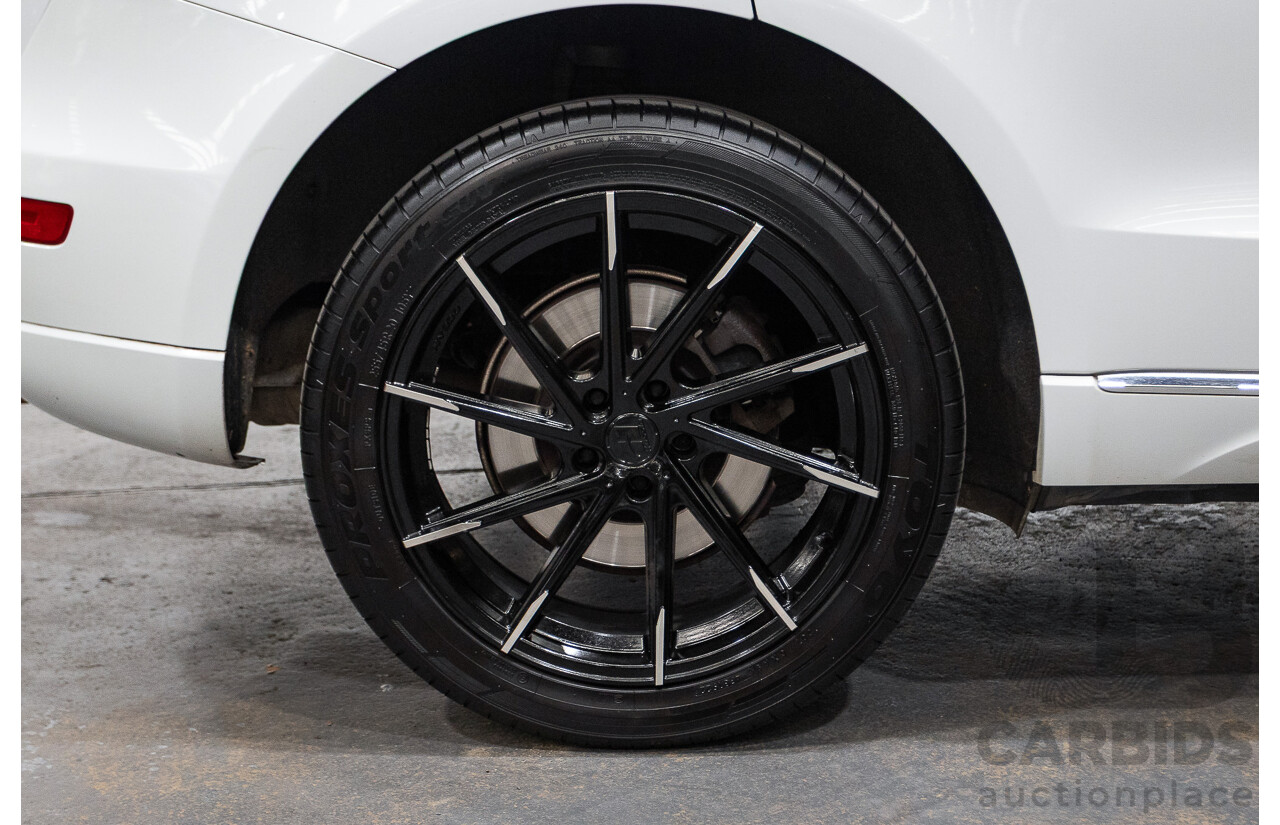 9/2013 Audi Q5 3.0 TDI Quattro 8R MY13 4d Wagon White 3.0L