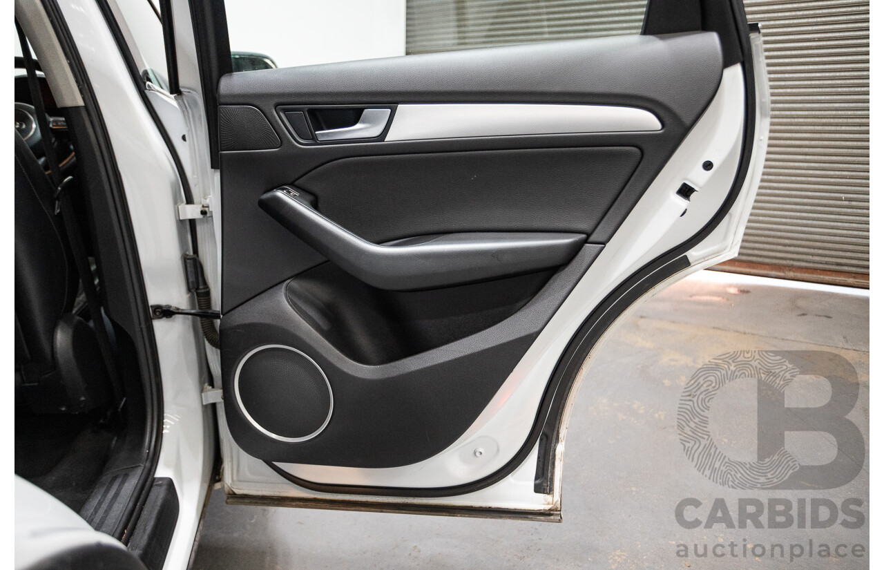 9/2013 Audi Q5 3.0 TDI Quattro 8R MY13 4d Wagon White 3.0L