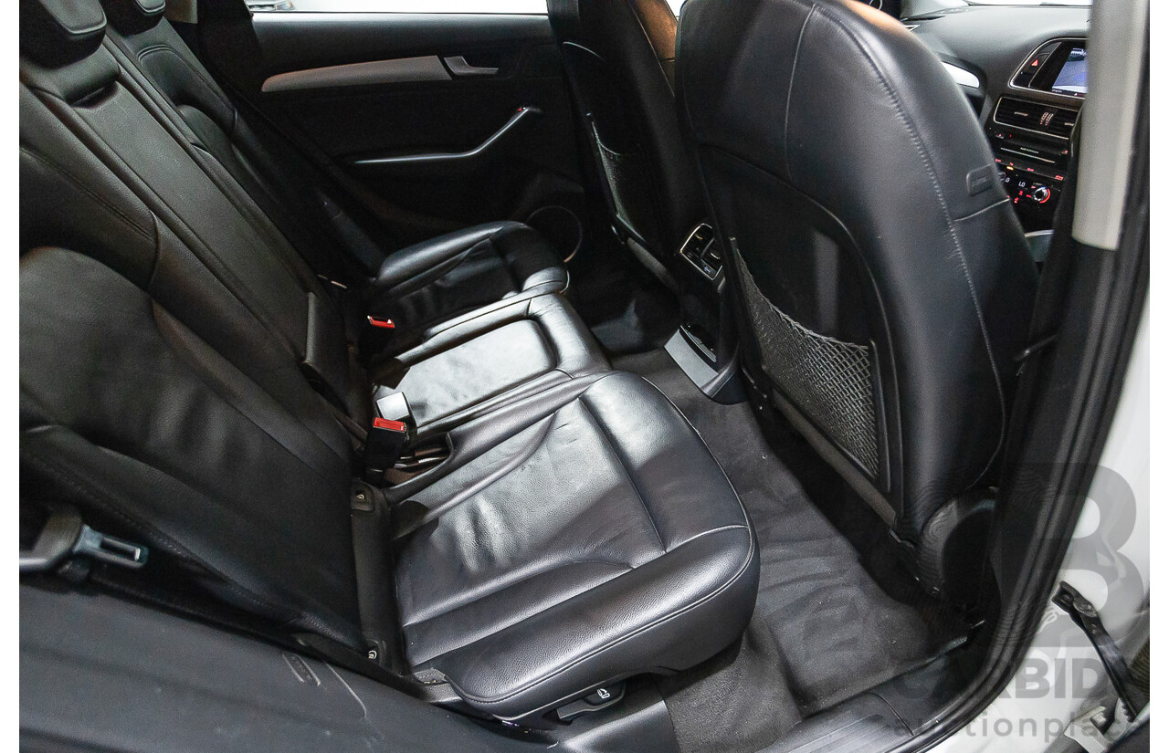 9/2013 Audi Q5 3.0 TDI Quattro 8R MY13 4d Wagon White 3.0L