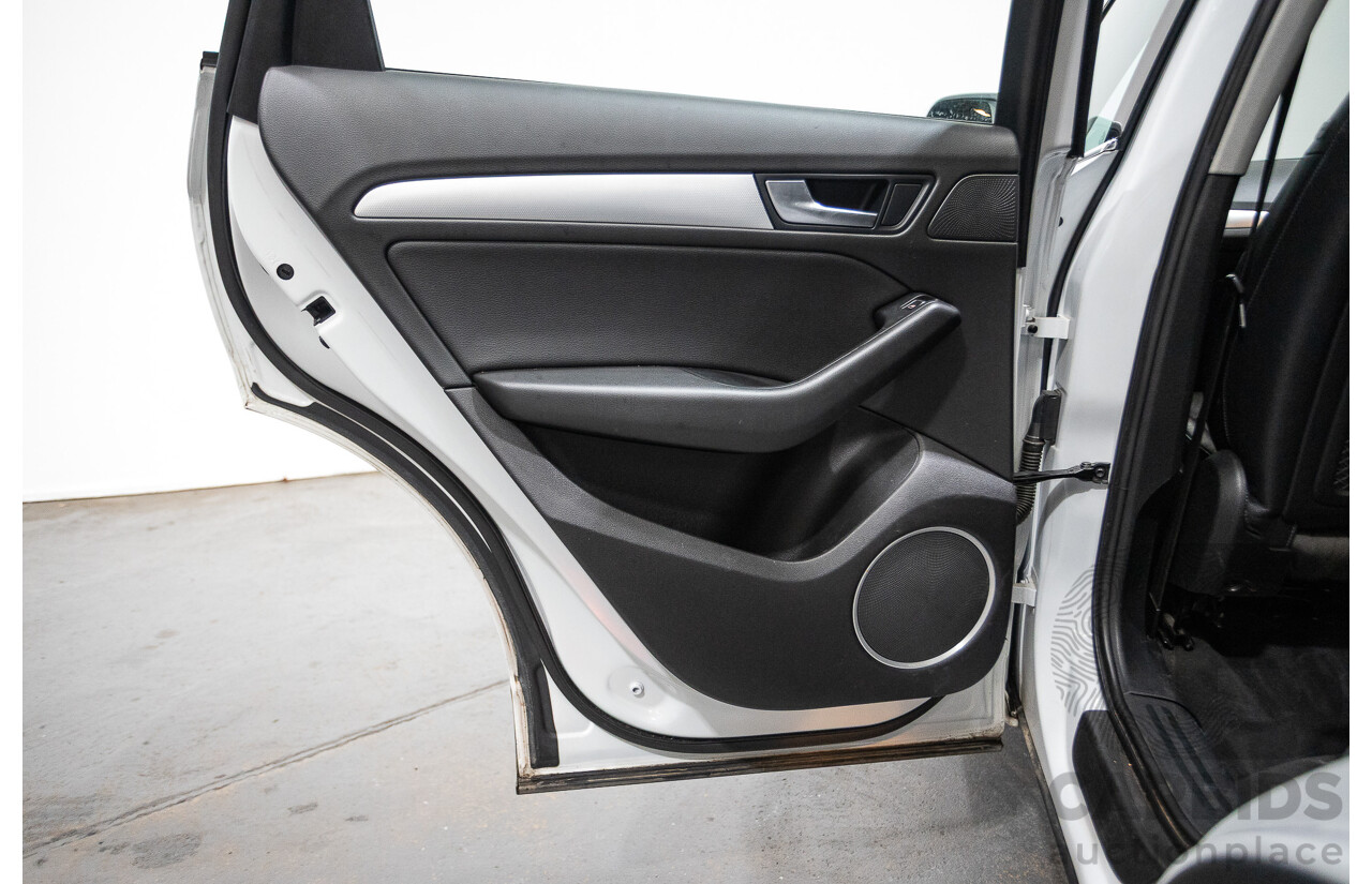 9/2013 Audi Q5 3.0 TDI Quattro 8R MY13 4d Wagon White 3.0L