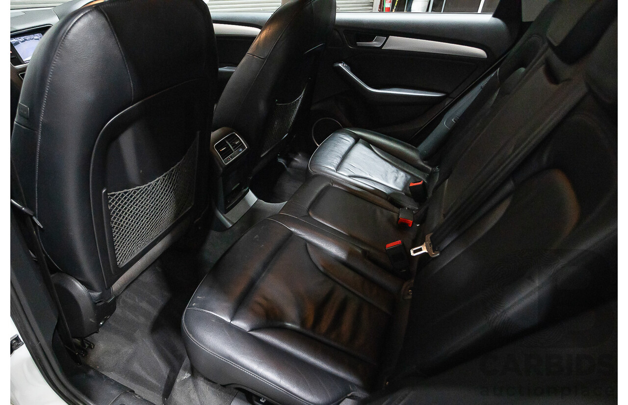 9/2013 Audi Q5 3.0 TDI Quattro 8R MY13 4d Wagon White 3.0L