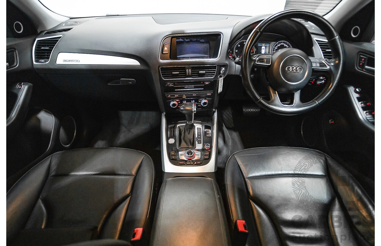 9/2013 Audi Q5 3.0 TDI Quattro 8R MY13 4d Wagon White 3.0L