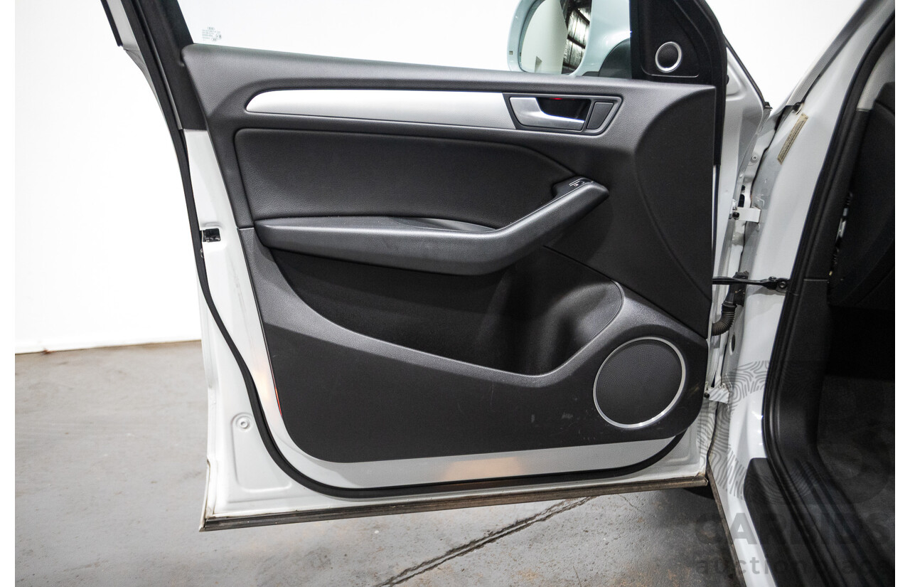 9/2013 Audi Q5 3.0 TDI Quattro 8R MY13 4d Wagon White 3.0L