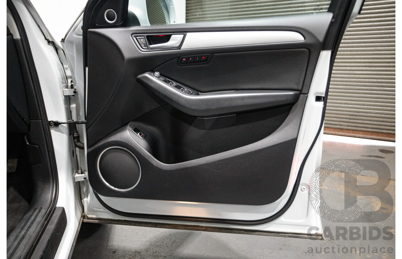 9/2013 Audi Q5 3.0 TDI Quattro 8R MY13 4d Wagon White 3.0L