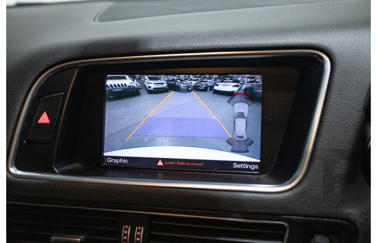 9/2013 Audi Q5 3.0 TDI Quattro 8R MY13 4d Wagon White 3.0L