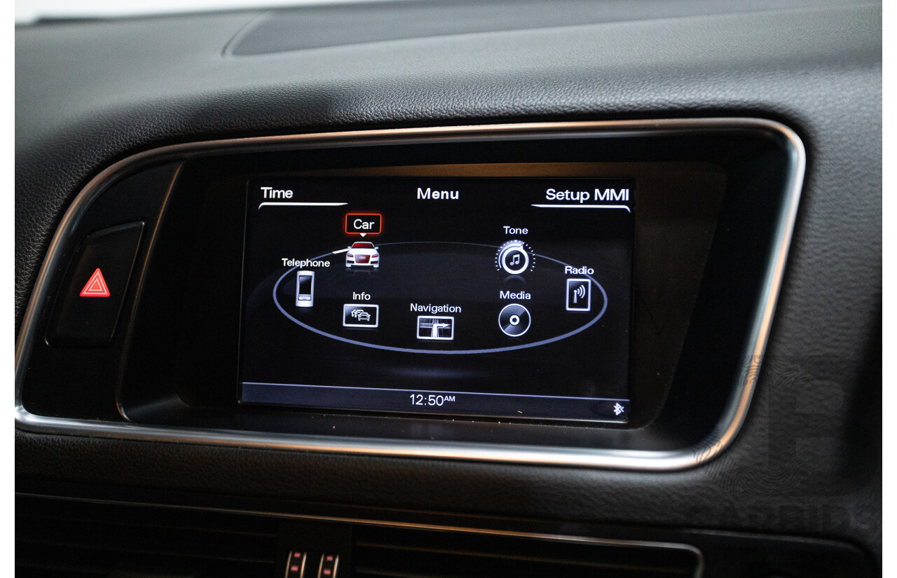 9/2013 Audi Q5 3.0 TDI Quattro 8R MY13 4d Wagon White 3.0L