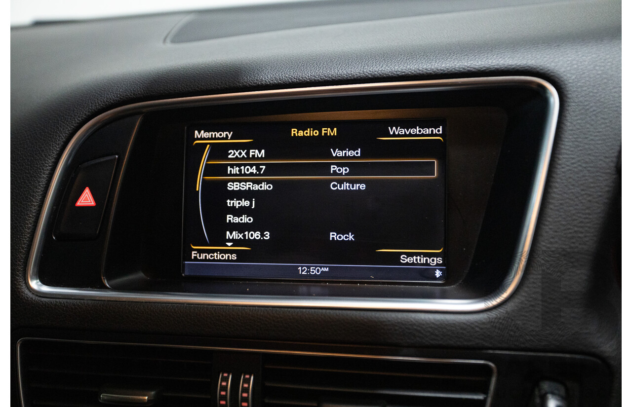 9/2013 Audi Q5 3.0 TDI Quattro 8R MY13 4d Wagon White 3.0L