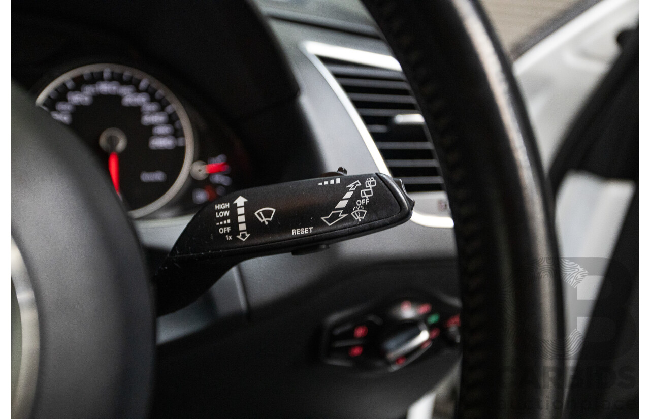 9/2013 Audi Q5 3.0 TDI Quattro 8R MY13 4d Wagon White 3.0L