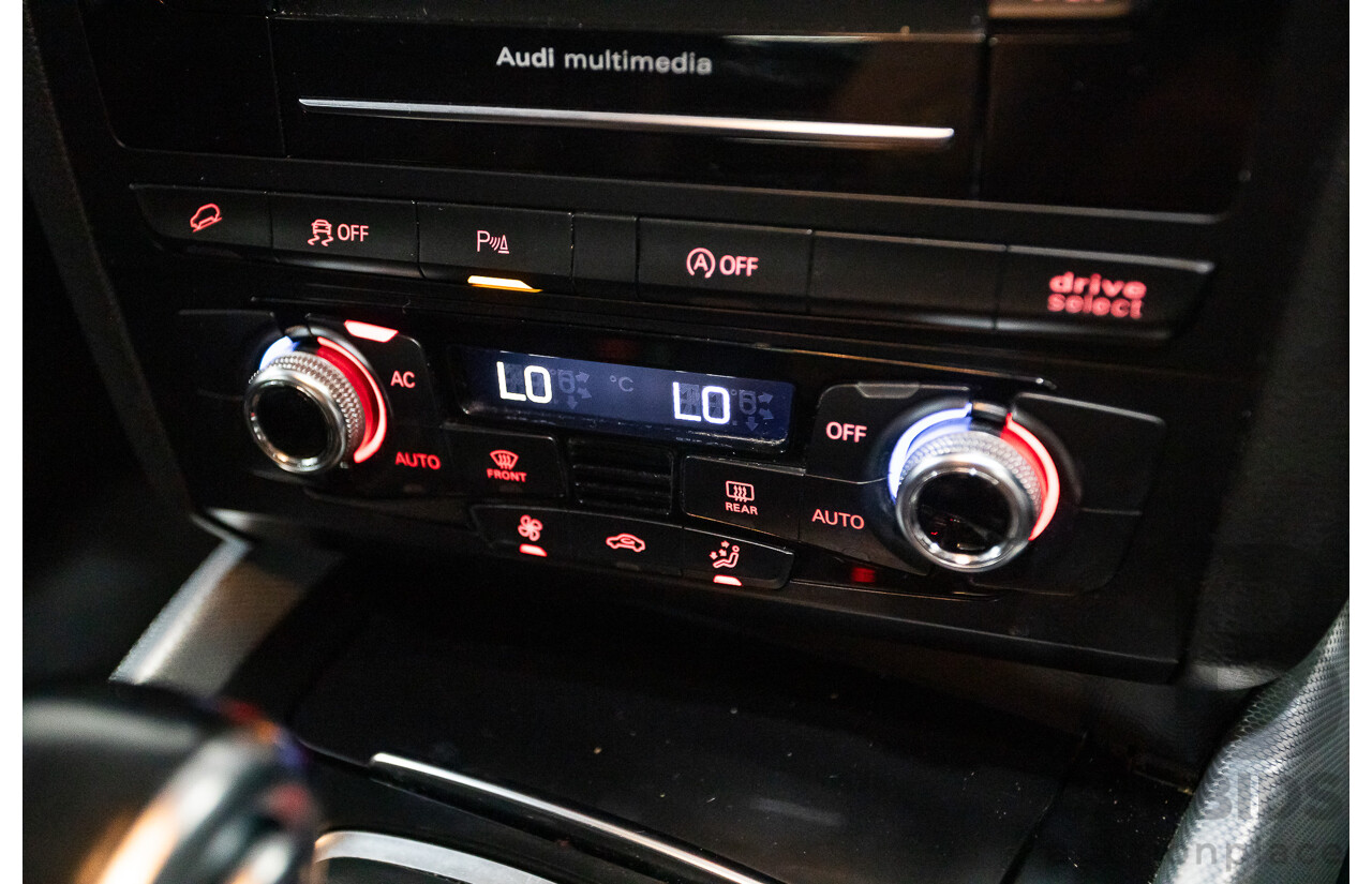 9/2013 Audi Q5 3.0 TDI Quattro 8R MY13 4d Wagon White 3.0L