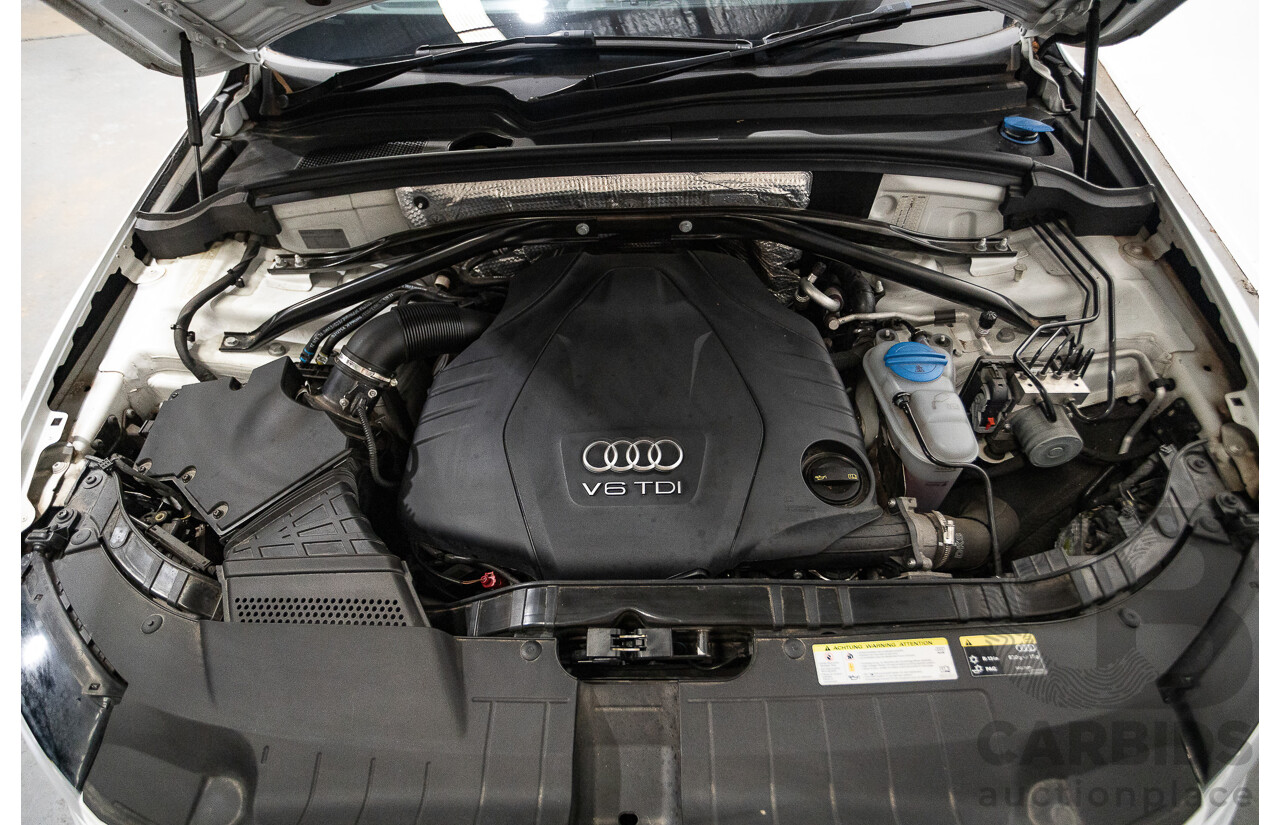 9/2013 Audi Q5 3.0 TDI Quattro 8R MY13 4d Wagon White 3.0L