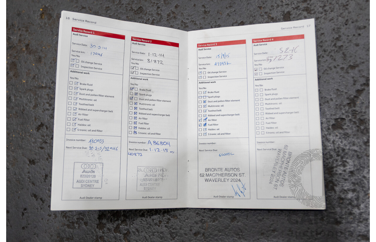 9/2013 Audi Q5 3.0 TDI Quattro 8R MY13 4d Wagon White 3.0L