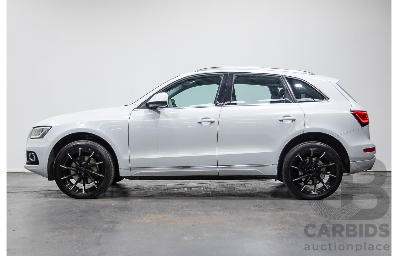 9/2013 Audi Q5 3.0 TDI Quattro 8R MY13 4d Wagon White 3.0L