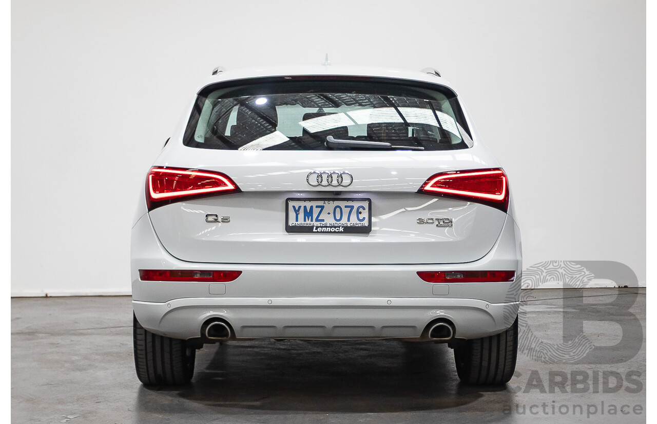 9/2013 Audi Q5 3.0 TDI Quattro 8R MY13 4d Wagon White 3.0L